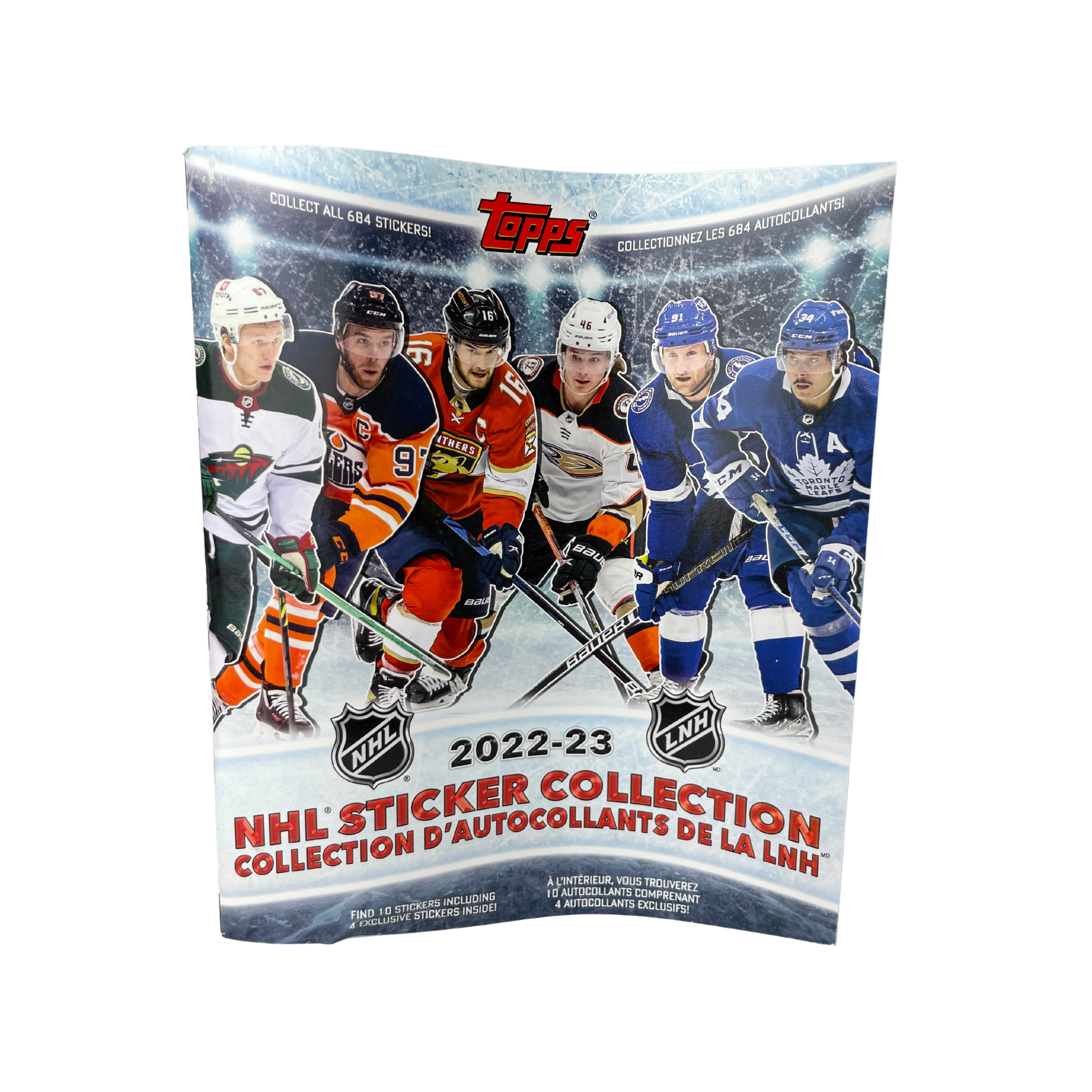 2022-23 Topps NHL Sticker Collection Hockey Album