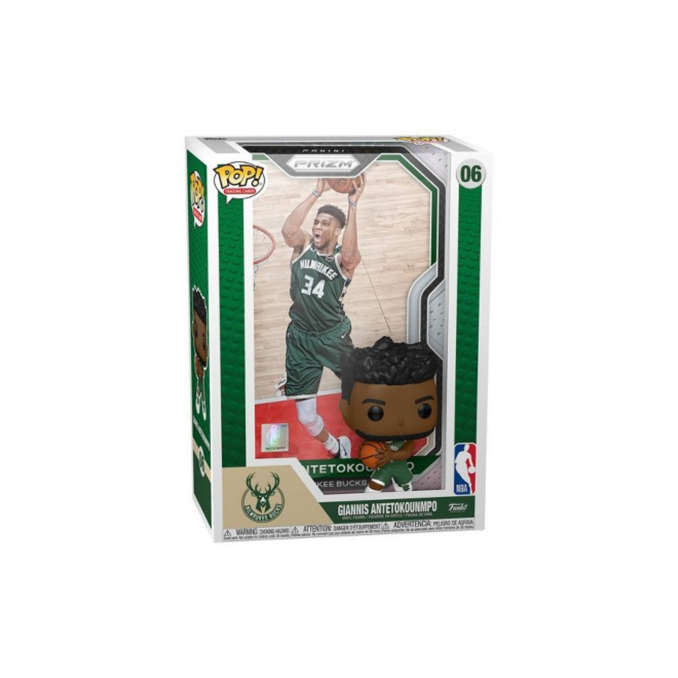 NBA Trading Card Pop Giannis Antetokounmpo Funko
