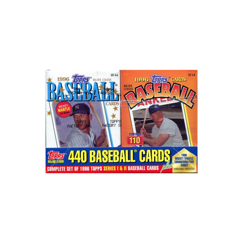 1996 Topps Baseball Mantle Cereal Box Factory Set