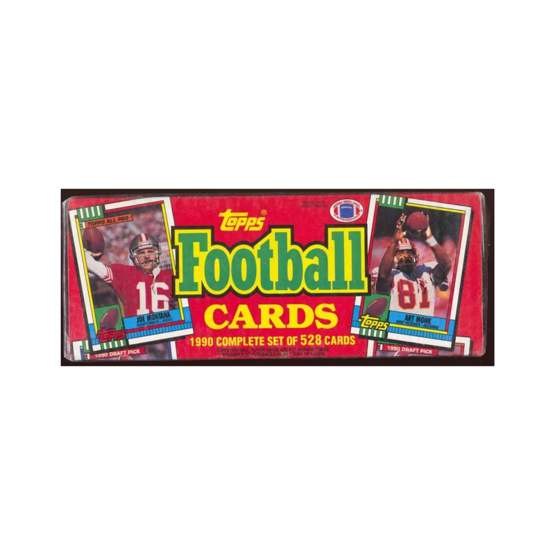 1990 Topps NFL Football Factory Sealed Complete 528 Card Set