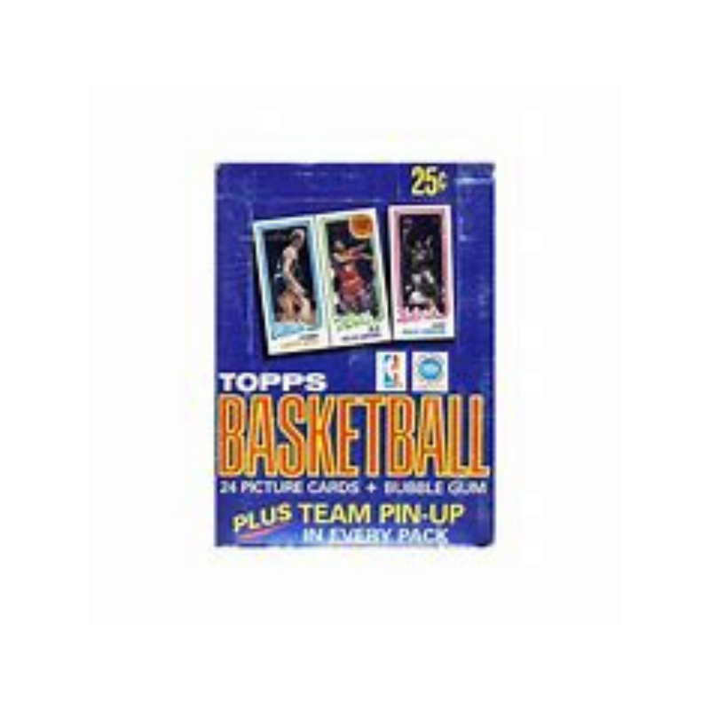 1980-81 Topps Basketball Wax Pack Box