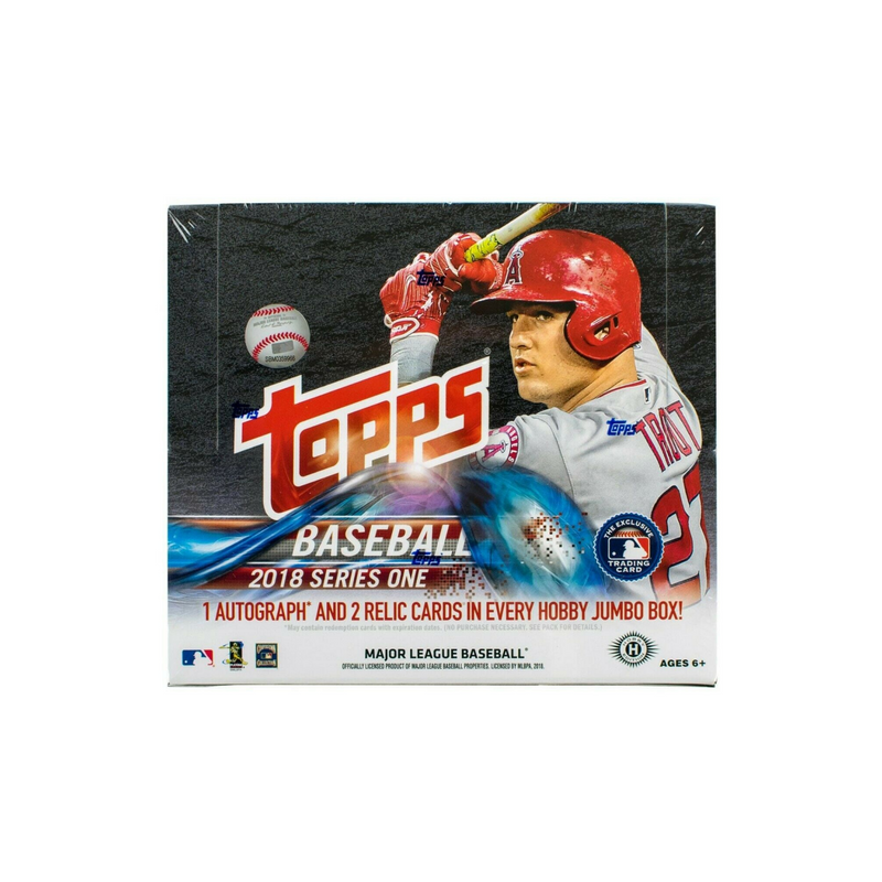 2018 Topps Baseball Series One Hobby Jumbo box
