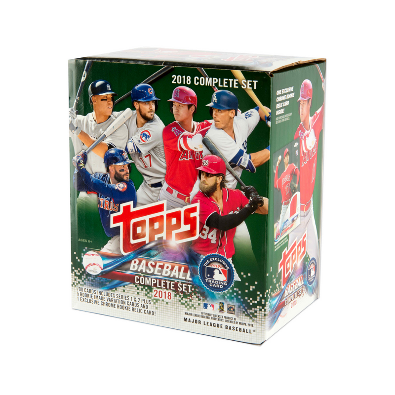 2018 Topps MLB Baseball Complete Set (green box)