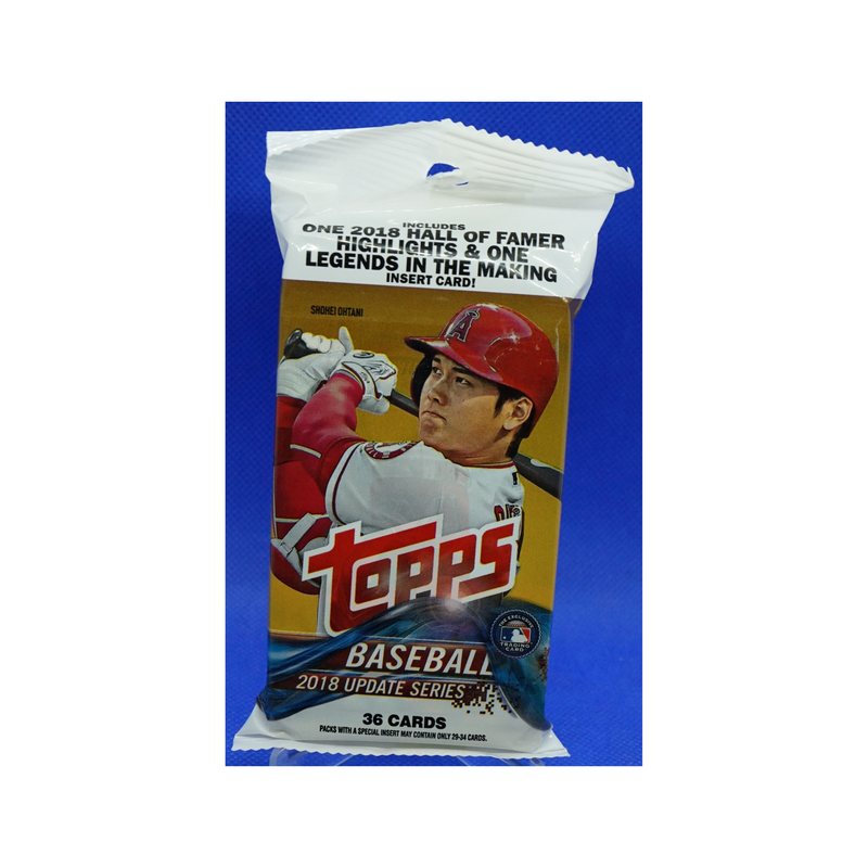 2018 Topps Update baseball fat pack – Piece Of The Game