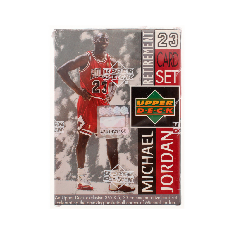 1999 Upper Deck Michael Jordan Retirement Card Box Set with (23) Cards