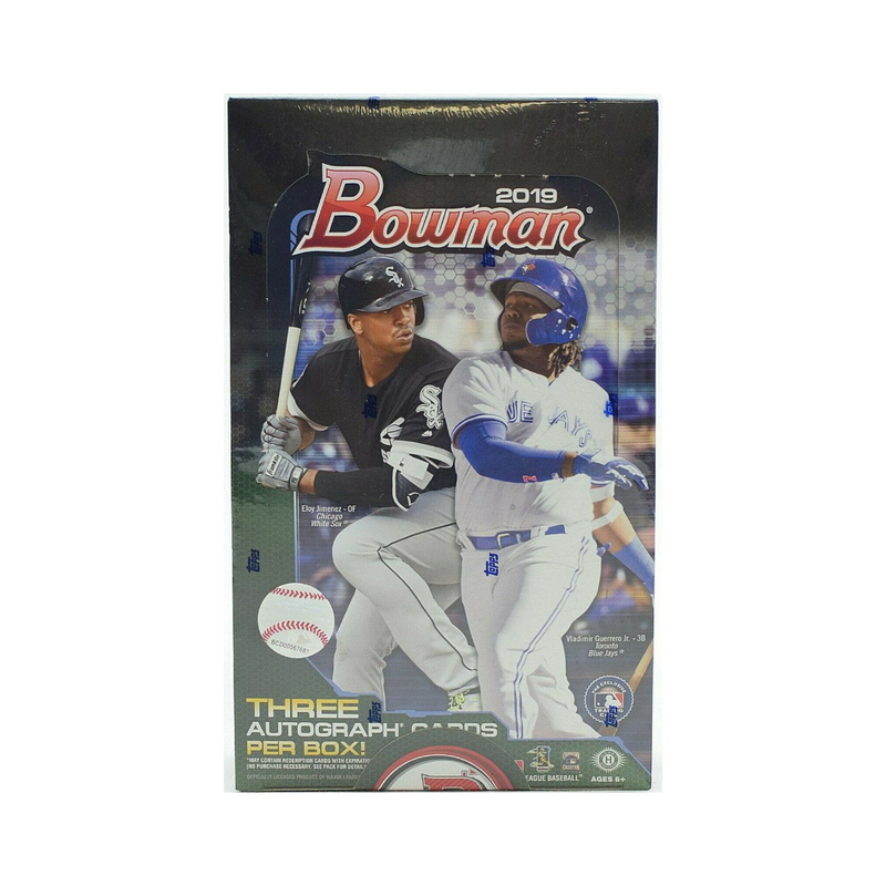 2019 Bowman Baseball Jumbo HTA 8 Box CASE