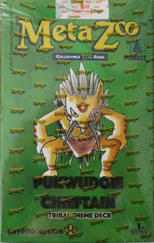 MetaZoo Cryptid Nation Pukwudgie Chieftain 1st Edition Theme Deck