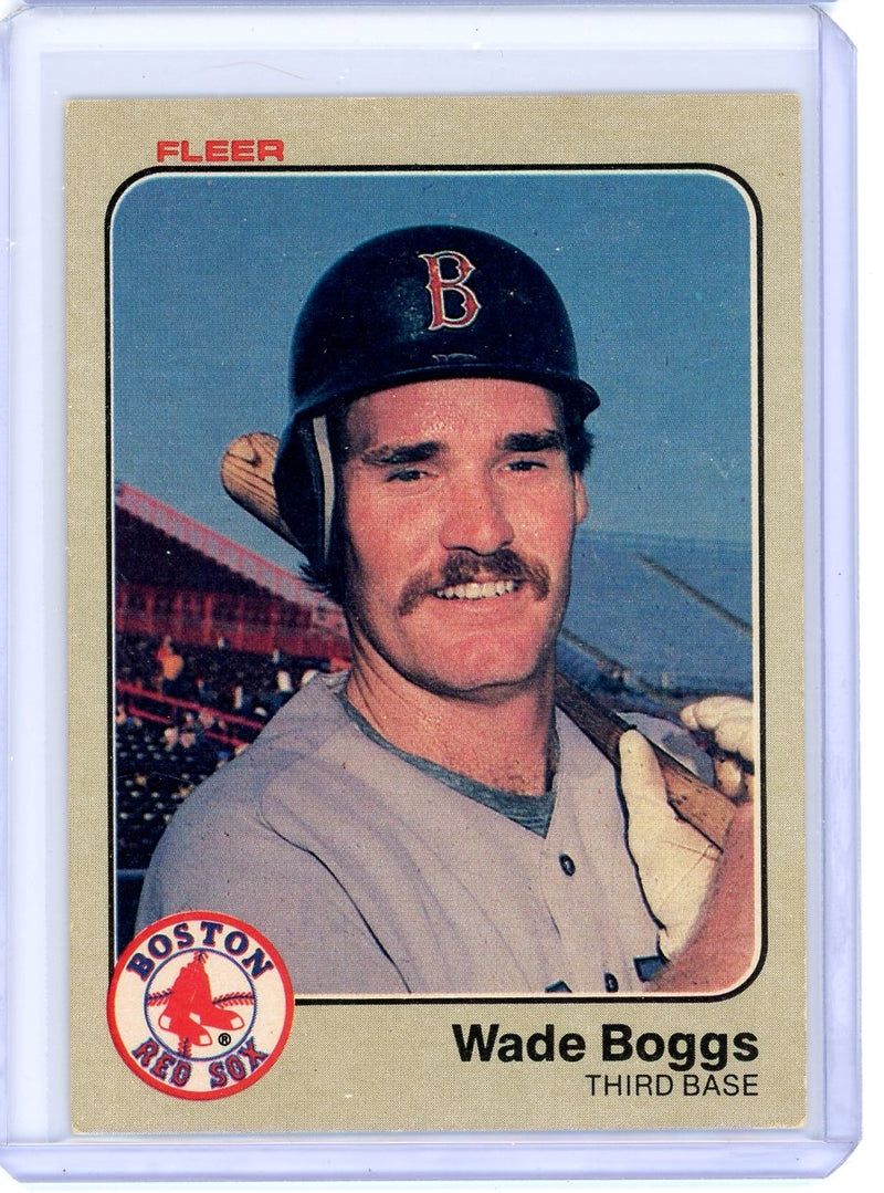 Wade Boggs 1983 Fleer Rookie