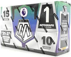 2021-22 Panini Mosaic Premier League Soccer Hobby 12 Box Case