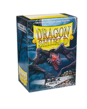Dragon Shield Matte Black Standard Size Sleeves Individual Pack