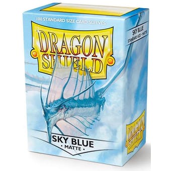 Dragon Shield Sky Blue Matte standard sized card sleeves
