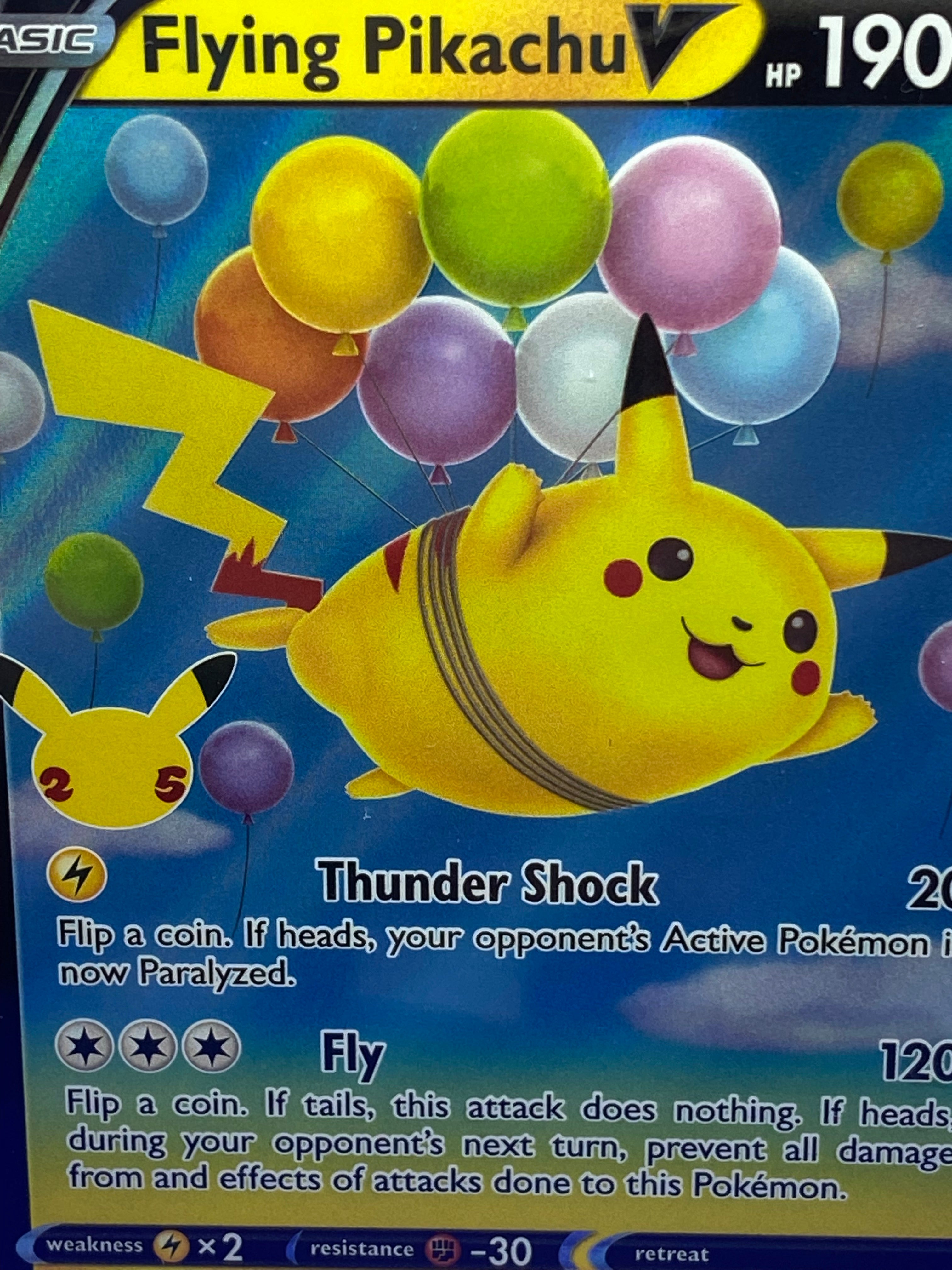 Pokémon TCG Flying Pikachu V