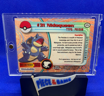 Nidoqueen 2000 Pokemon Topps Chrome Spectra Refractor #31