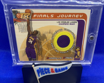 Shaquille O'neal 2002 Topps TCC Final Journey Game Worn Jersey #FJ-SO