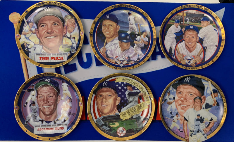 Mickey Mantle Sports Impressions Hamilton Collection Plate