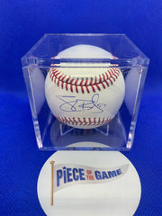 Shane Bieber Autographed Official Major League Baseball 4/12 Tri-Star Platinum