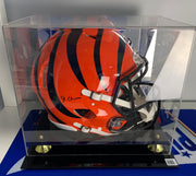 Ja'Marr Chase signed Bengals Helmet
