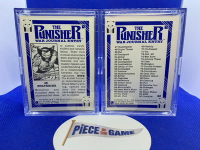 Punisher War Journal Trading Card Set 90 Cards Comic Images 1992