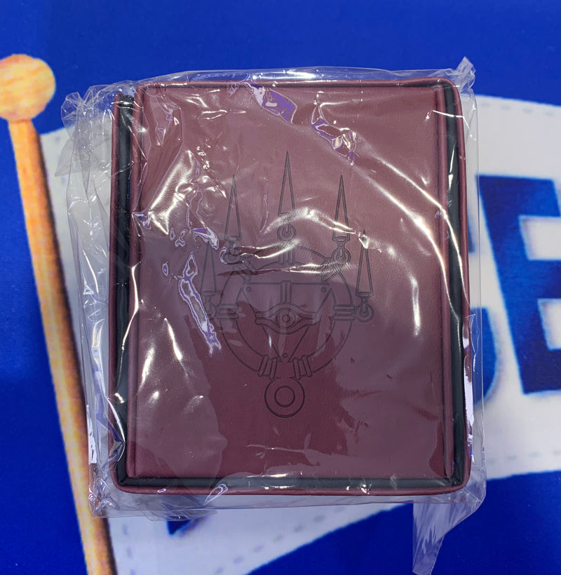 Yu-Gi-Oh Red/Maroon Leather Duelist Deck Box