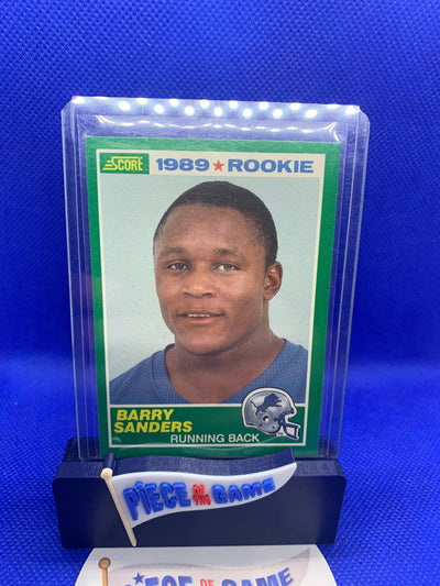 Barry Sanders 1989 Score Rookie Card #257