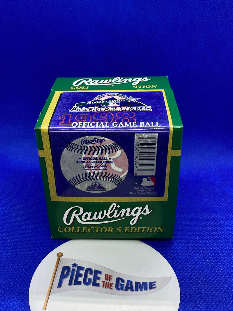 1998 All Star Game Official MLB Rawlings Baseball Colorado Rockies - Boxed