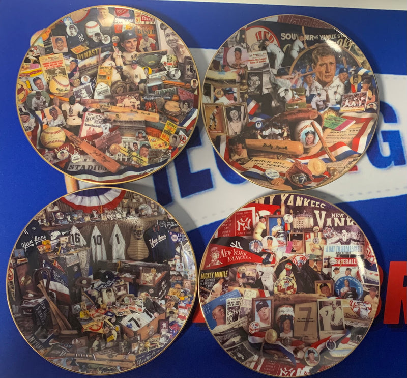 New York Yankees All Star Memories Sports Impressions Hamilton Collection Plate