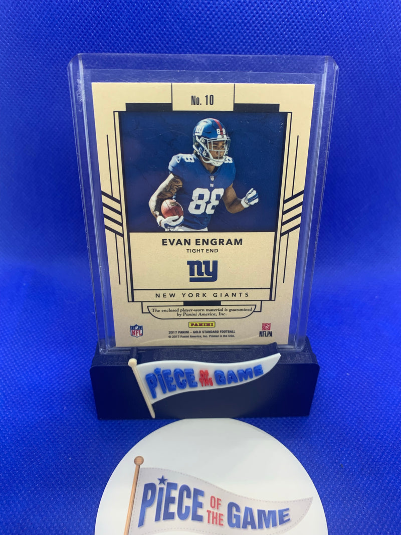 Evan Engram 2017 Panini Gold Standard Newly Minted Jersey RC 75/199