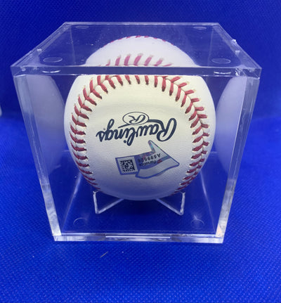 Johnny Bench Hall of Fame Signed Baseball Blue Ink