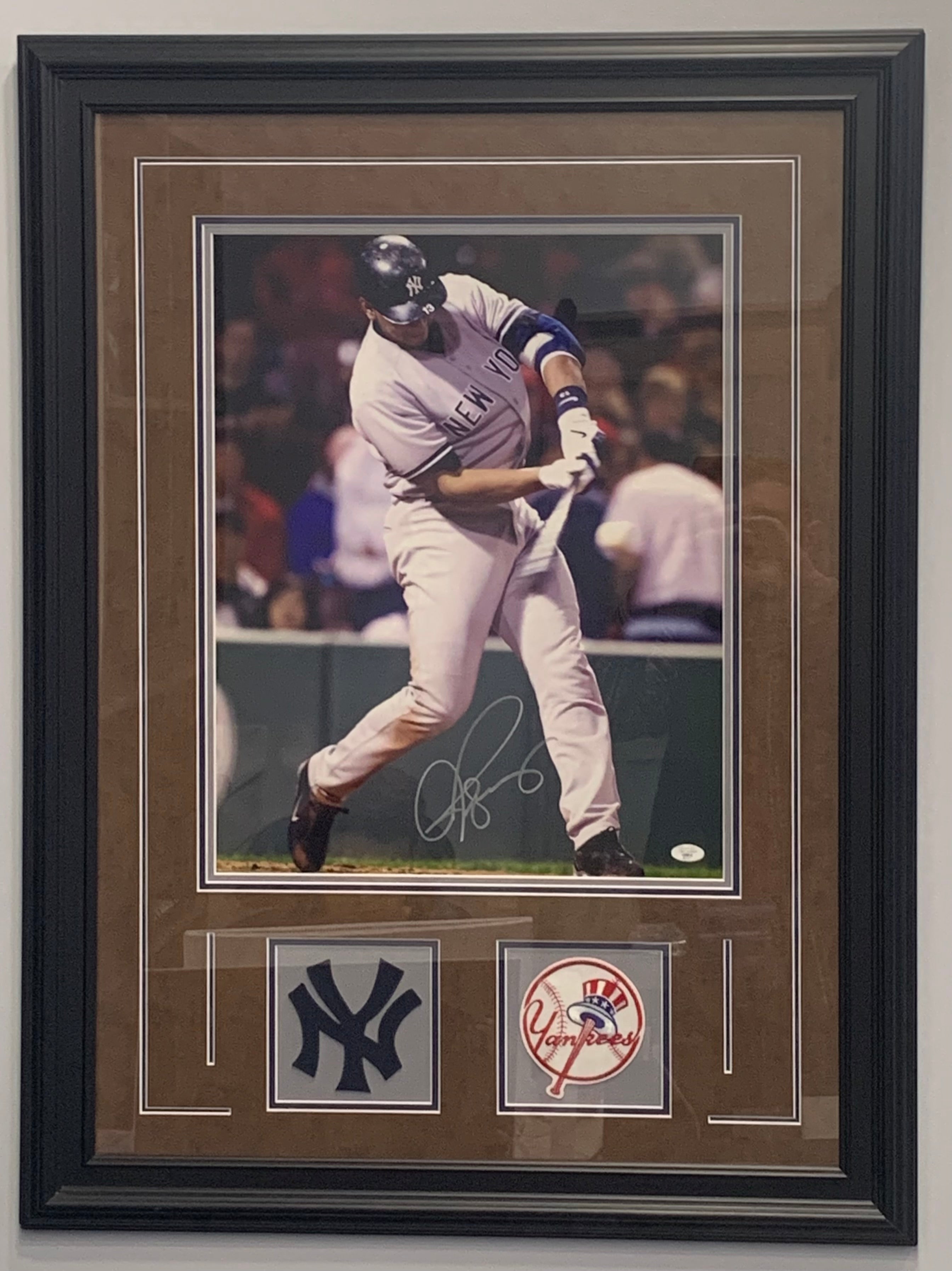 Alex Rodriguez Signed Framed Photo 27x36