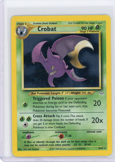 Crobat 2000 Pokémon Revelation rare holo 4/64