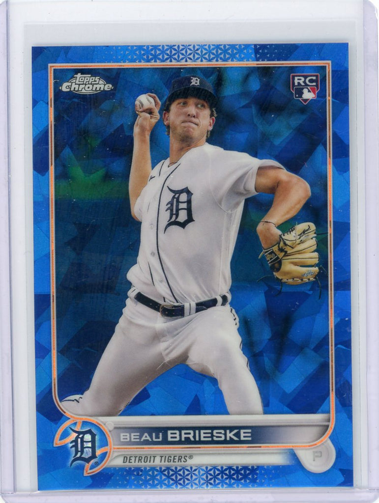 Beau Brieske 2022 Topps Chrome Update Sapphire Rookie Card – Piece Of The  Game