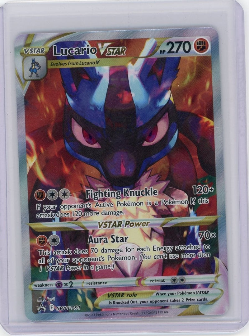 Lucario Vstar Crown Zenith Promo SWSH291