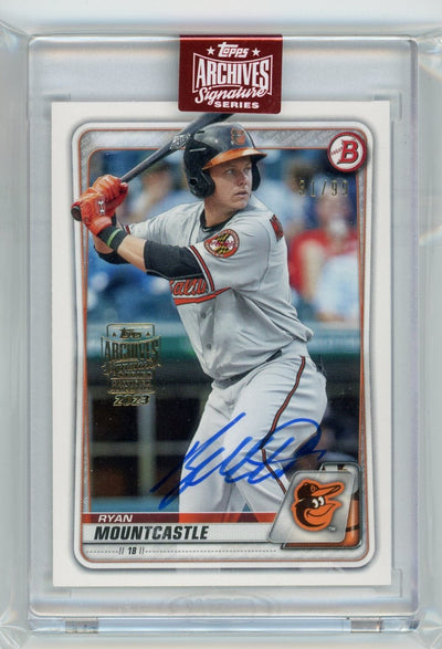 Ryan Mountcastle 2023 Topps Archives (2020 Bowman) Signature Series #'d 31/99