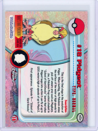 Pidgeot 2000 Topps Chrome Pokémon #18