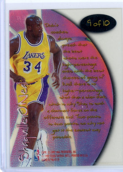 Shaquille O'Neal 1996-97 Fleer/SkyBx Total O #9