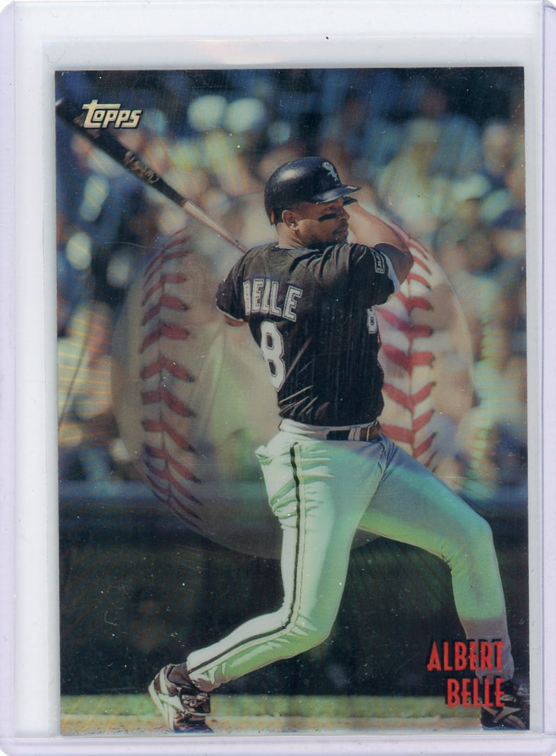 Albert Belle 1998 Topps Mystery Finest refractor 