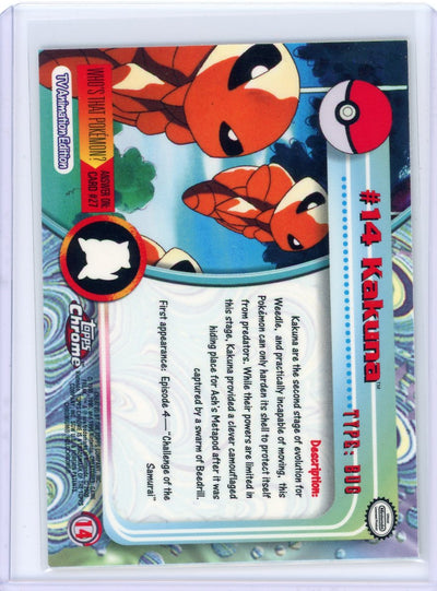 Kakuna 2000 Topps Chrome Pokémon #14