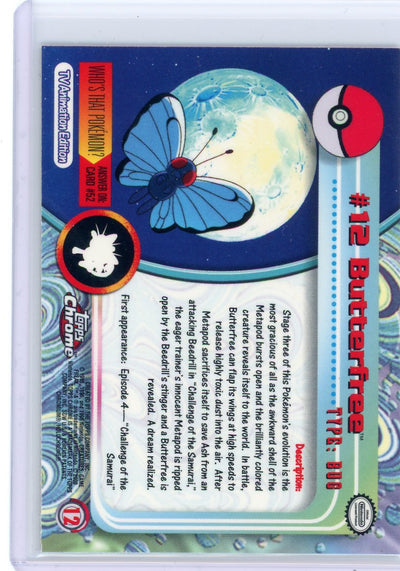 Butterfree 2000 Topps Chrome Pokémon #12