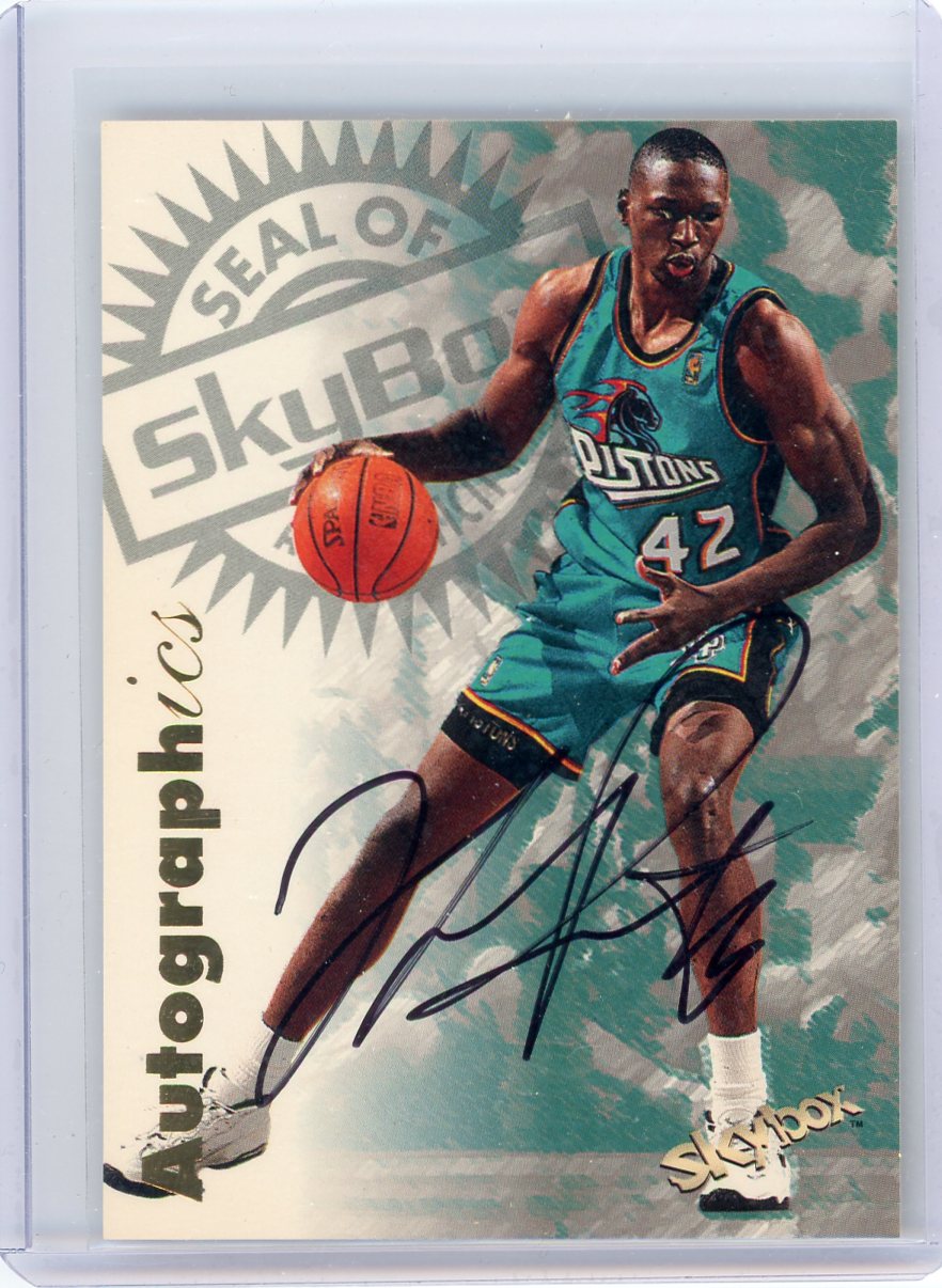 Theo Ratliff 1997 Seal of SkyBx Autographics