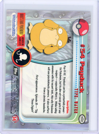 Psyduck 2000 Topps Pokémon holo #54