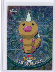 Weedle 2000 Topps Chrome Foil Pokémon #13