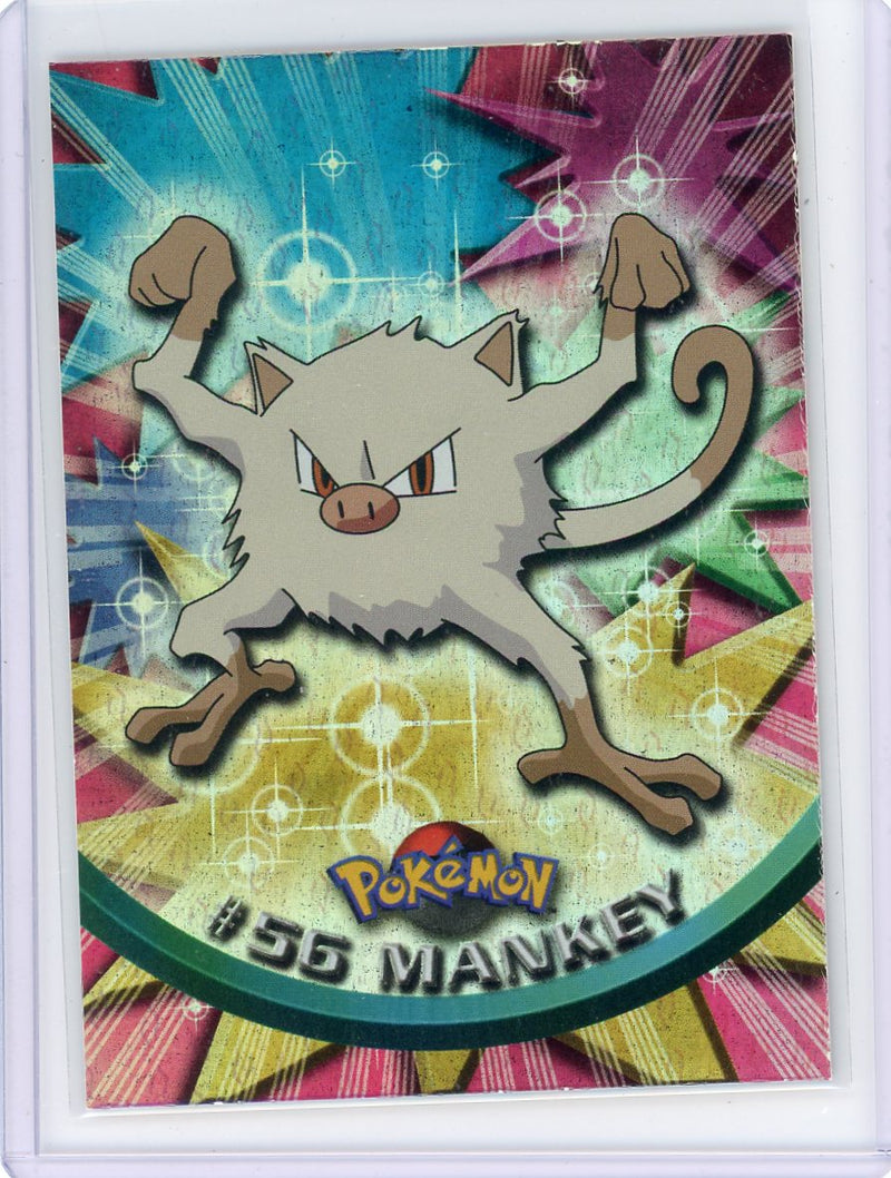 Mankey 2000 Topps Pokémon holo 