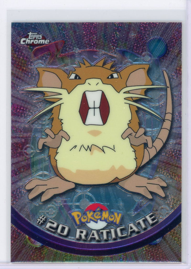 Raticate 2000 Topps Chrome Pokémon 