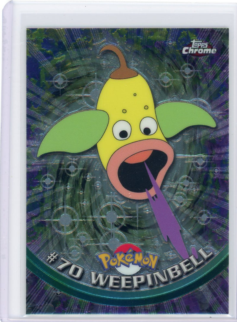 Weepinbell 2000 Topps Chrome Pokémon 