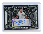 Tyler Adams 2021 Panini Obsidian Lightning Strike Etch Purple Auto #'d 40/75