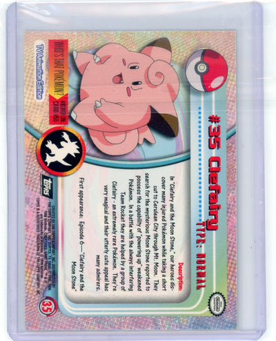 Clefairy 2000 Topps Chrome Pokémon #35