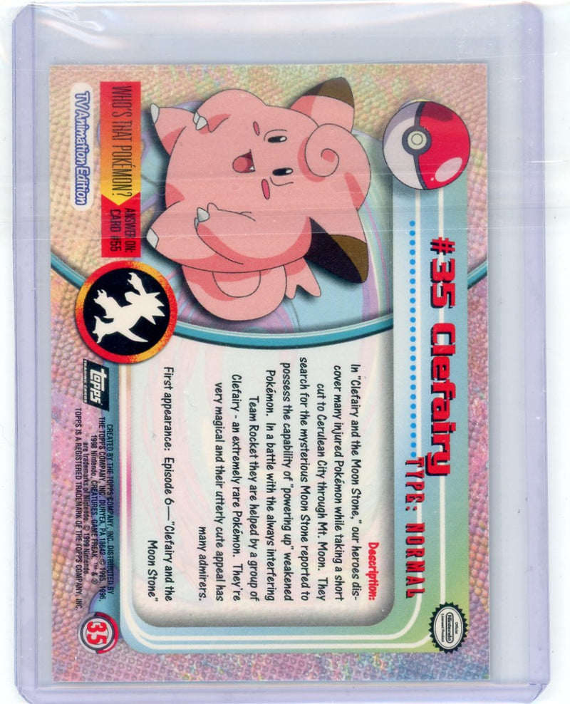 Clefairy 2000 Topps Chrome Pokémon 