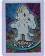 Machop 1999 Topps Pokémon etched foil #66