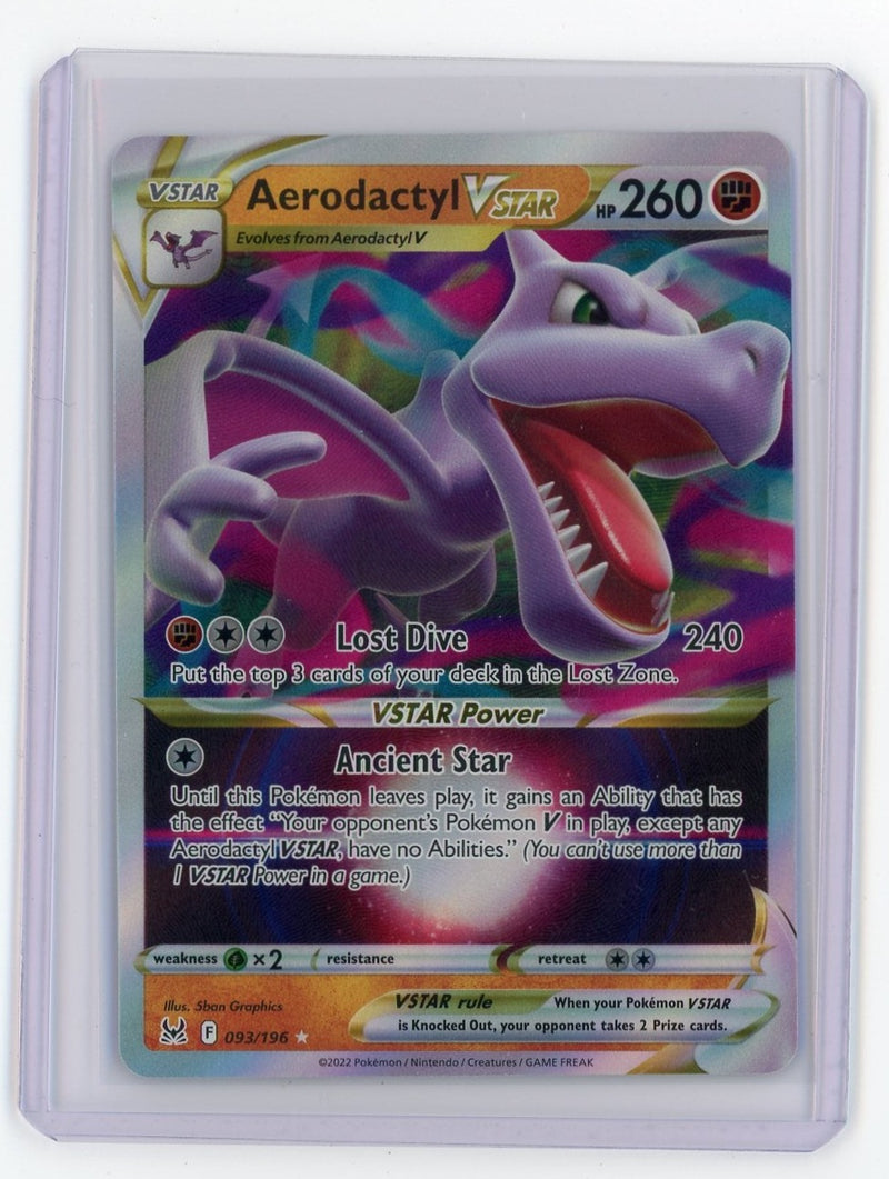 Aerodactyl VSTAR 2022 Pokémon rare holo 093/196
