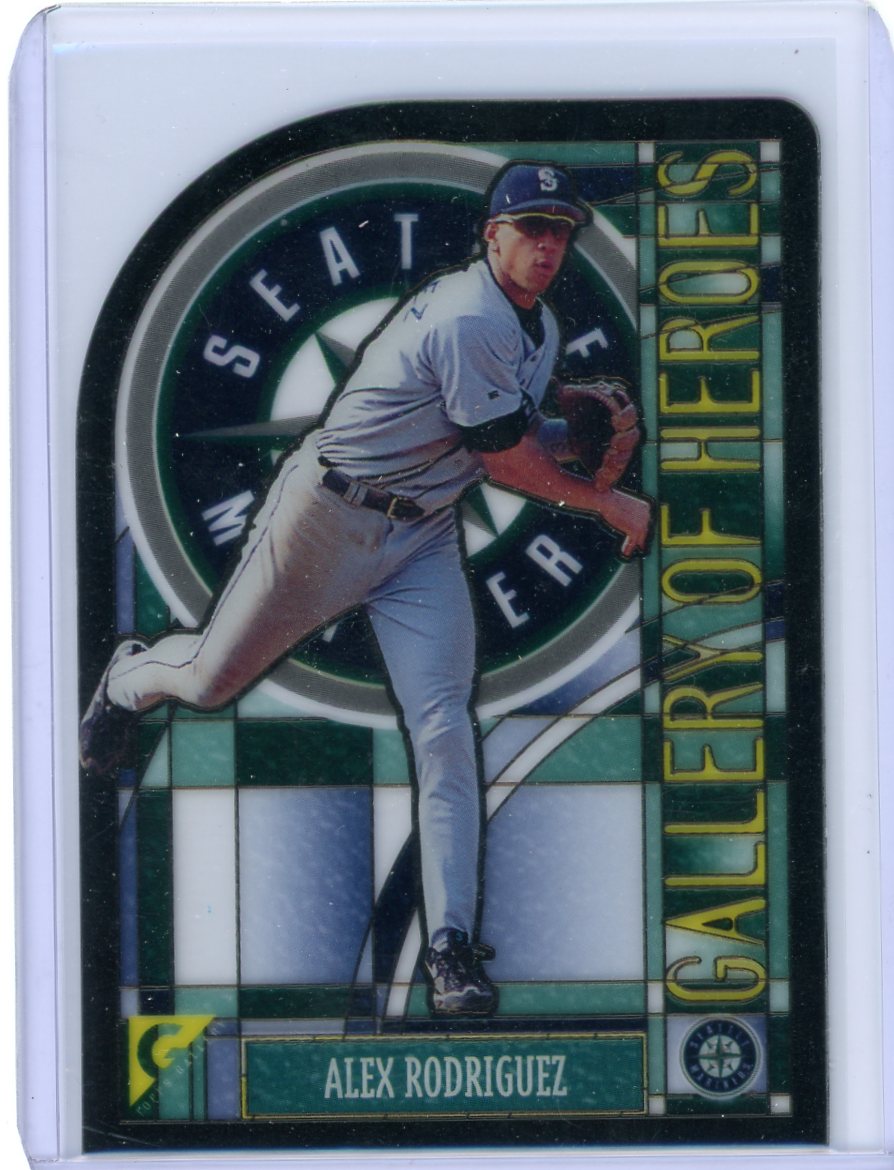 Alex Rodriguez 1999 Topps Gallery of Heroes die-cut